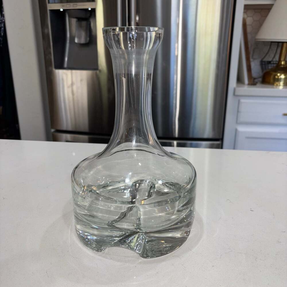 Vintage Krosno Poland Heavy Crystal Liquor Wine Decanter (No Stopper)